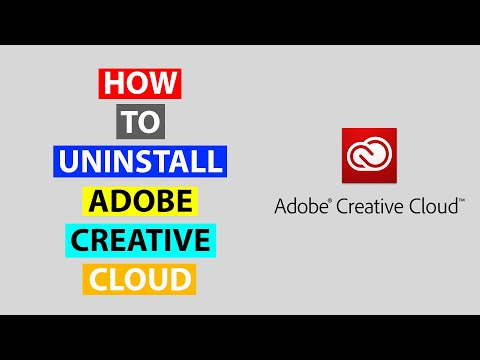 Как удалить Adobe Creative Cloud #adobe