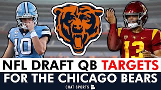 2024 NFL Draft QB Targets To Replace Justin Fields For Chicago Bears Ft. Caleb Williams & Drake Maye