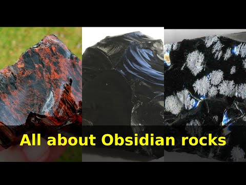 Where is obsidian usually found?