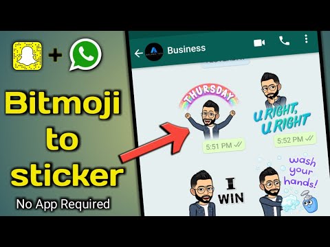 Cómo usar Snapchat Bitmojis en los stickers de WhatsApp Ya no se requiere ninguna aplicación Jedy Technical