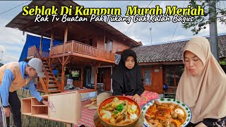 Eps 71 Renov DAPUR KESAYANGAN !! Bikin Rak TV, MAKAN Seblak Porsi Murah Meriah