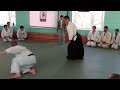 shomen uchi in jyu waza Шомен учи в дзю ваза akira mitsuhashi Акира Митсухаси