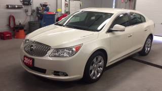 2011 Buick LaCrosse 4dr Sdn CXL FWD Diamond White Tricoat Roy Nichols Motors Courtice On