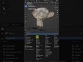 How to reduce vertices and faces in Blender using Decimate Modifier #blender #cgian #b3d