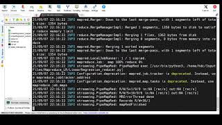 Linear Regression using map reduce using python
