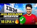 IBM Java Developer Interview Experience & Questions