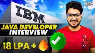 IBM Java Developer Interview Experience & Questions