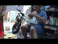 honda grom ホンダ グロム 整備　フロントフェンダーの傷の修理　front fender scratch repair