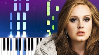 Adele - Rolling In The Deep (Piano Tutorial)