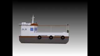 LCT ship transporting archipelagic vehicles