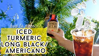 Iced Turmeric Long Black/ Americano