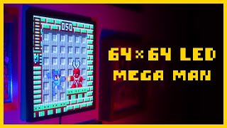 Redrawing Mega Man for the Pixoo-64 Display