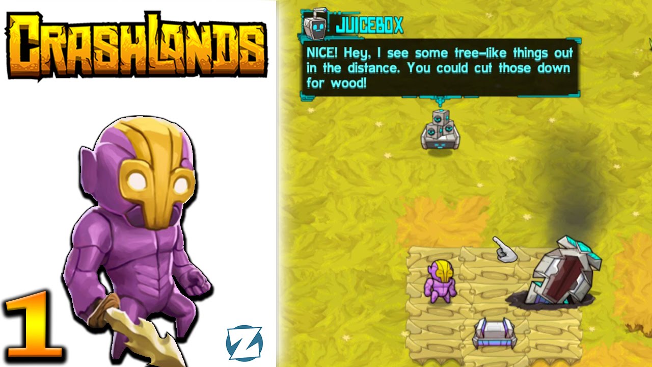 Crashlands Gameplay Ep 1 Gameplay Introduction Let S Play Youtube