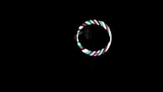 Galactic raspberry LED hula hoop