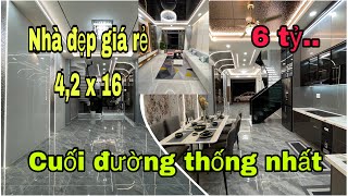 Bán nhà cuối đường thống nhất | ngay cầu bến phân , sát bên gò vấp . 6 tỷ ..