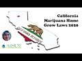 California Marijuana Home Cultivation and Growing Laws 2020