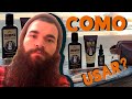 COMO USAR KIT PARA BARBA SHAMPOO BALM E ÓLEO