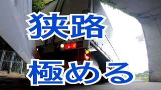 トラックドライバー狭い道を克服🚛