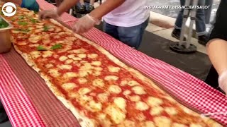 Giant pizza fundraiser for Australian firefighters
