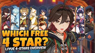 Which Free Character Should You Pick? Lantern Rite Free 4-Stars Overview | Genshin Impact