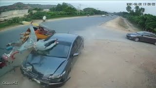 Car Rickshaw Accident in Pakistan 2023 | Fully Crashed | Part 01