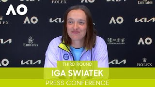Iga Swiatek Press Conference (3R) | Australian Open 2022