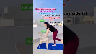 Reduce belly fat with knee pain and back pain 👍