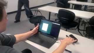 VTK camera control with 3D leap controller