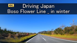 房総フラワーライン_1月　野島崎灯台～伊戸漁港　GoPro HERO9 車載動画　Driving japan Jan.2022【2x speed】