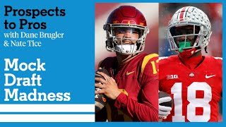 2024 NFL Draft: Brugler & Tice start mock drafting | Prospects to Pros | #nfl #collegefootball