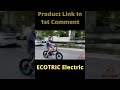 ecotric electric bike 500w foldaway ebike 20