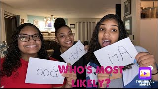 Most Likely To 🤭(Sister Tag)