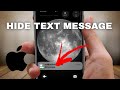 How To Hide Text Messages On iPhone Lock Screen