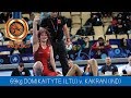 BRONZE WW - 69 kg: D. DOMIKAITYTE (LTU) df. D. KAKRAN (IND) by VPO1, 4-2