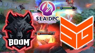 BOOM ESPORTS vs TEAM SMG - ABSOLUTELY CRAZY GAME !!! DPC SEA SPRING TOUR DIVISION 1 DOTA 2