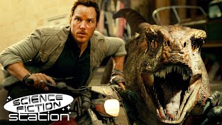 Dinosaur Chase Through The City | Jurassic World: Dominion (2022) | Science Fiction Station