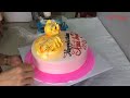 tiger shaped cream cake bánh kem hình con hổ