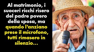 Al matrimonio, i suoceri ricchi risero del padre povero della sposa, ma quando l'anziano prese...