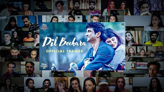 Dil Bechara Trailer 😢Mega Mashup Reactions | Sushant Singh Rajput | #DheerajReaction |