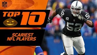 Top 10 Scariest NFL Players 👻 | Happy Halloween from the NFL! 🎃