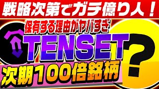 ※本命！エバードームキラー誕生間近！！【Tensetテンセット(10SET)】上昇準備！1年後に確実に億り人になりたい方必見!!【仮想通貨】