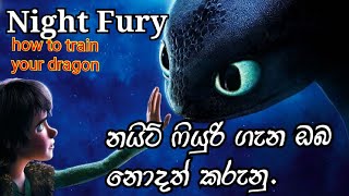 Night Fury sinhala explain  | how to train your dragon