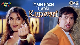 Main Hoon Ladki Kunwari | Anari No.1 | #Govinda , Simran | #Abhijeet  I 4K Video | Hindi Songs
