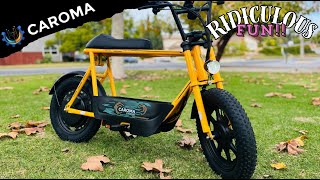 Mini Moto-Style Electric Scooter!! - Caroma D1 Review