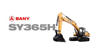 Imponente Excavadora Sany SY365H