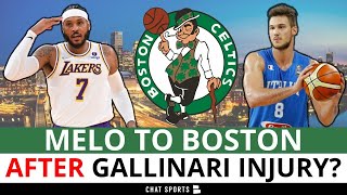 Celtics Rumors: SIGN Carmelo Anthony After Danilo Gallinari Injury? + Other NBA Free Agent Options