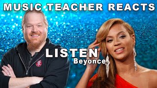 Music Teacher Reacts: Beyonce - Listen (Live on Oprah)