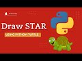How to Draw a Star with Python Turtle in  3 Minutes