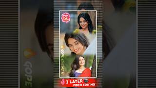 🔥 Inshot 3 Layer Video Editing Tutorial #Inshot