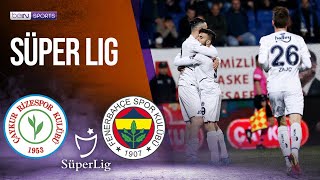 Rizespor vs Fenerbahce | SÜPER LIG HIGHLIGHTS | 04/22/2022 | beIN SPORTS USA